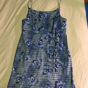 Girlfriends LA Japanese poetry dress